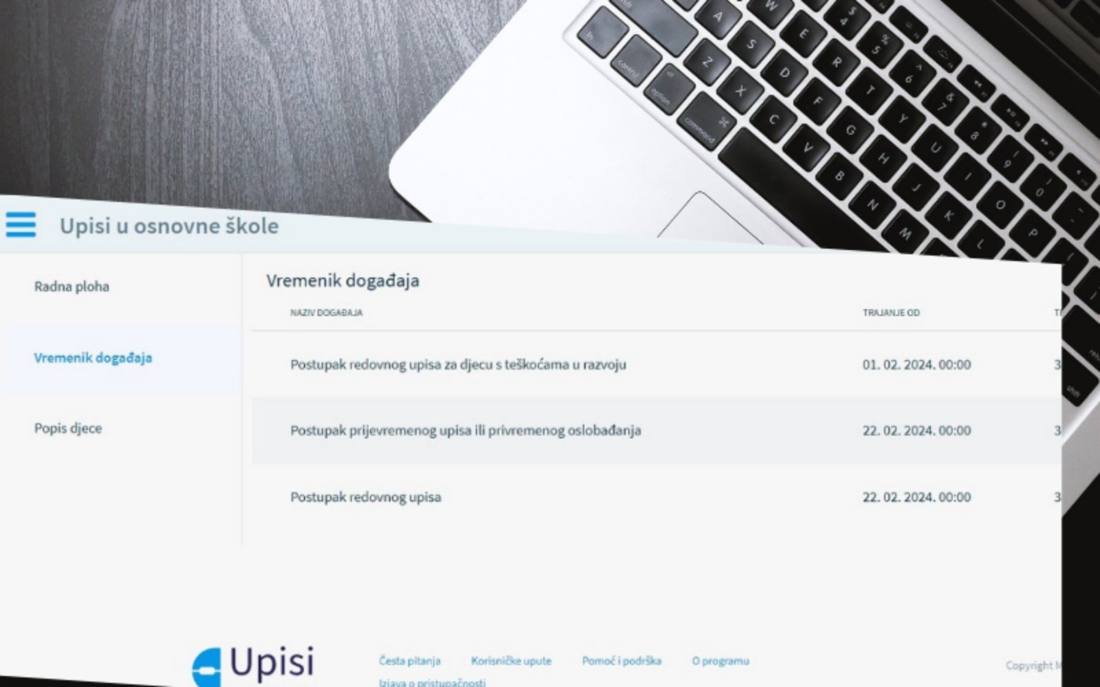 Otvorene e-prijave za elektronički upis u 1. razred osnovnih škola ...