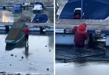 Osijek: Dječak hodao po ledu u Zimskoj luci i propao u Dravu