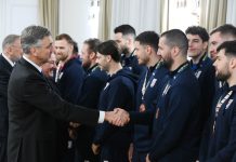 Vlada priredila prijem za hrvatske rukometaše nakon osvajanja bronce