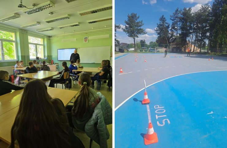 Prometna sigurnost u fokusu: Učenici učili kroz predavanje i praksu