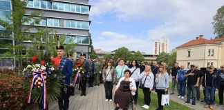 Svečanim polaganjem vijenaca u Osijeku obilježena 35. obljetnica osnutka 3. gardijske brigade „Kune“