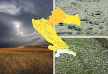Upaljen žuti meteoalarm: Nevrijeme uz grmljavinu i moguće olujne udare vjetra