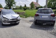 Lakša prometna nesreća u Branjinom Vrhu