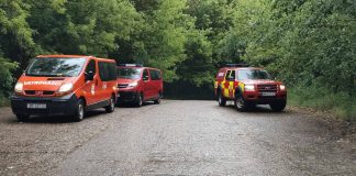 Više vozila i vatrogasnih ekipa aktivno pretražuje teren na području Općine Petlovac u potrazi za nestalom ženom