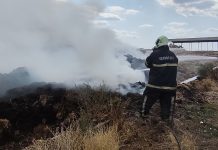Gori stajnjak na farmi Sudaraž, gašenje požara je u tijeku