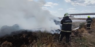 Gori stajnjak na farmi Sudaraž, gašenje požara je u tijeku