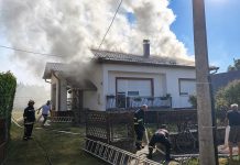 U Luču brenerom palio gnijezdo osa pa izazvao požar kuće