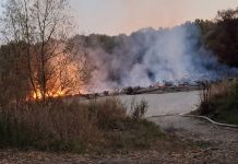 Drama na kupalištu Nova Drava: Kampisti gasili požar, a osoba koja ga je izazvala ponašala se agresivno