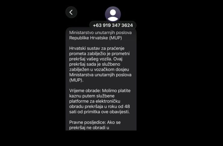 Građanima stižu lažne poruke o prometnim kaznama: Policija upozorava da se novac ne uplaćuje