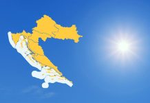 Za cijelu Hrvatsku upaljen narančasti meteoalarm: Temperature do 38 stupnjeva