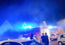 Požar u Višnjevcu: Vatrogasci na terenu s dva navalna vozila, ulicu prekrio gust dim