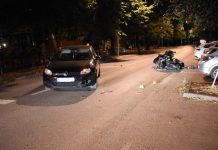 Sudar automobila i motocikla u Belom Manastiru, dvije osobe prevezene u KBC Osijek