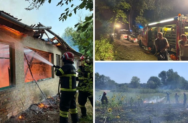 Vatrogasci DVD-a Bilje jučer cijeli dan proveli na požarištima: Gasili tri požara, a dvije intervencije bile su iznimno zahtjevne