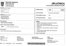 Ženi na automobilu ostavljena lažna uplatnica za kaznu, slučaj prijavljen policiji