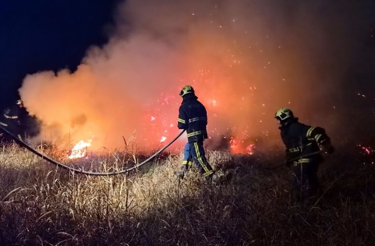 Požar strnjaka u Jagodnjaku kod farme Pustara 2