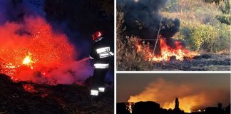 Vatrogasci u dva dana gasili 36 požara na području županije, sedam intervencija zabilježeno je u Baranji