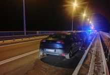Lančani sudar četiri automobila na Dravskom mostu: Jedna osoba lakše ozlijeđena