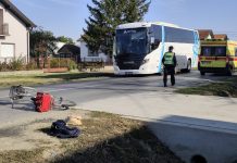 U Uglješu autobus udario starijeg biciklista, ozlijeđeni muškarac prevezen u KBC Osijek