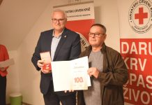 U Belom Manastiru nagrađeni dobrovoljni darivatelji krvi, Ivica Zdjelar krv darovao čak 101 put